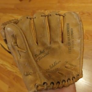 Vintage Boys Leather Baseball Glove